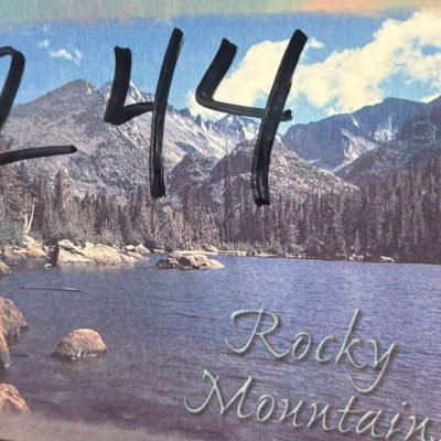 Postcard #244 Rocky Mountains