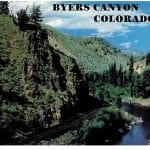 Postcard #118A Byers Canyon