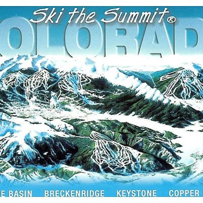 Postcard #14333 Ski the Summit