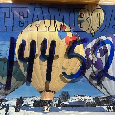 Postcard #14452 Steamboat Balloons