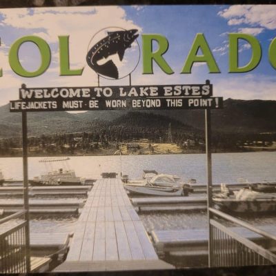 Postcard #16043 Estes Park - Marina