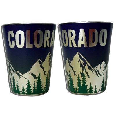 Foil Mountain Range Shot