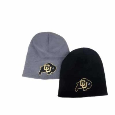 Collegiate Emb. Buff Knit Hat-tm