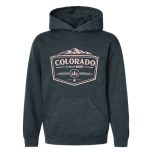Youth Hoodie, Htr Black, S26-15