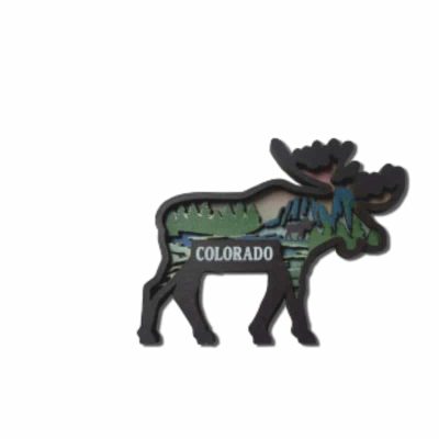 Traveling Moose Magnet