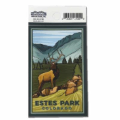 Bull Elk Sticker-r