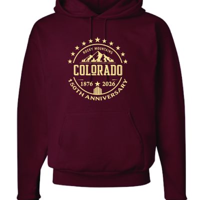 Adult Hoodie, Maroon, Circle S26-2