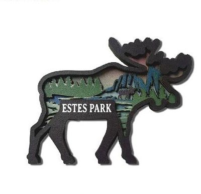 Traveling Moose Magnet